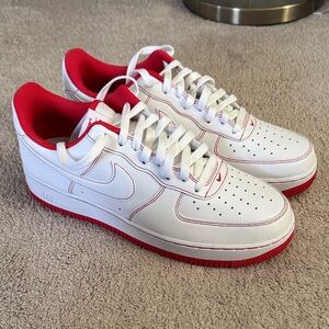 Nike Air Force 1 ‘07 White University, size 11.5, EUC